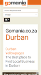 Mobile Screenshot of durban.gomania.co.za