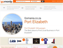 Tablet Screenshot of port-elizabeth.gomania.co.za
