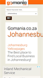 Mobile Screenshot of johannesburg.gomania.co.za