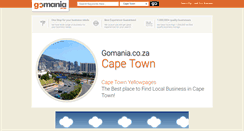 Desktop Screenshot of cape-town.gomania.co.za