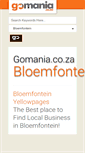 Mobile Screenshot of bloemfontein.gomania.co.za
